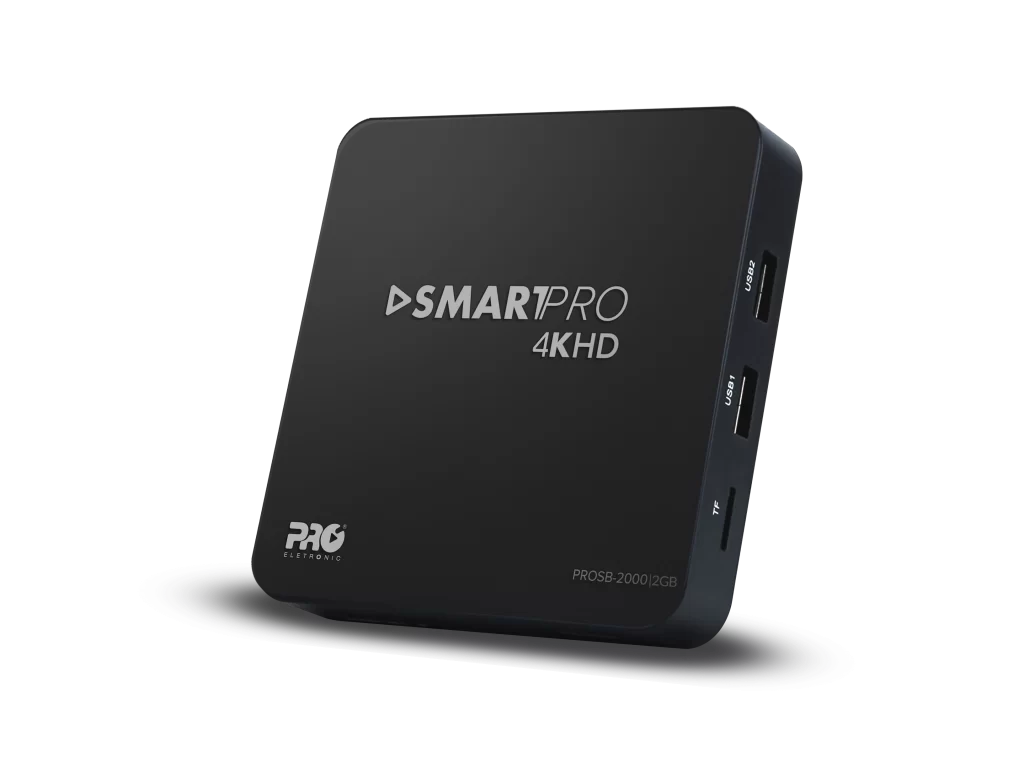 TV Box Para Mídia Indoor Essencial SmartPro PROSB-2000 DDR3 2GB HDMI Wi-fi